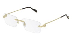 CARTIER GOLD RIMLESS 55MM-140MM MEN’S EYEWEAR CT0259O 002