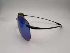 MAUI JIM Polarized Sunglasses MJ445 2M Hikina Matte Black Maui Green NIB 62 14