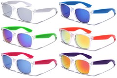 Retro Vintage Square Fashion Glasses Men Women Youth Classic Mirrored Sunglasses