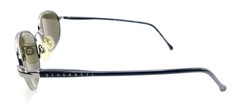 Serengeti 6793 Gunmetal Gray Black Round Oval Sunglasses Gray Lens Italy Unisex