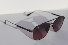 MAUI JIM Kahana POLARIZED Sunglasses RS640-01 Shiny Brown/Maui Rose NEW Japan