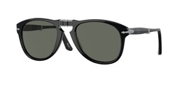 PERSOL PO0714 95 58 Black Green Polarized Polarized 54mm Men Folding Sunglasses