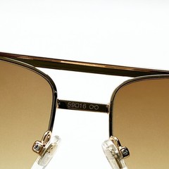 Louis Vuitton Z0259U Navigator Sunglasses Gold Frame Brown Gradient Lens 59mm