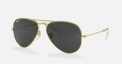 Ray-Ban Aviator Sunglasses Gold Metal Frame, Black Gradient Lenses – RB3025 🔥
