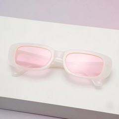 Small Frame Sunglasses Candy Color UV400 Lenses Retro Unisex Party Glasses