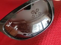 RAY-BAN L2870 Made in USA G15 GLOSSY BLACK EBONY BALORAMA Wrap Vintage See Photo