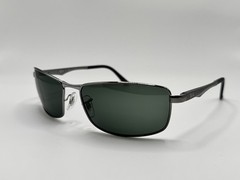 Ray Ban RB3498 004/71 Gunmetal/Green G-15 Lens Sunglasses Italy READ DISCR