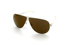 MYKITA ELLIOT Off-White / Copper Flash 68mm sunglasses