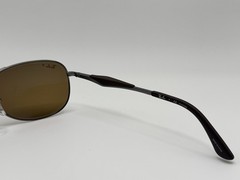 Ray Ban RB3519 029/83 Gunmetal/Silver/Brown Polarized Lens Sunglasses READ DISCR