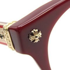 CHROME HEARTS Glasses Frame DINGALONGLINGLONG Made in Japan BOR Bordeaux Gold 6