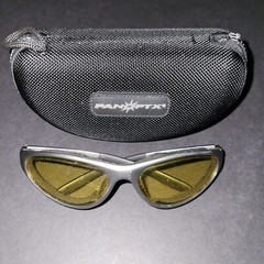 Panoptx Dart F642217 Motorcycle Riding Sunglasses With Case SEE PICS READ