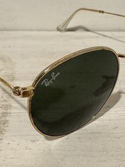 Ray-Ban Sunglasses Lot (2) RB3026 RB3447 Metal Gold Frame Italy Aviator Round