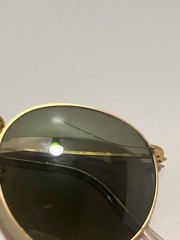 ray-ban rb3447 round metal sunglasses Polarized In Great Condition Has A Crack