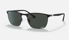 Ray-Ban RB3686 Chromance Matte Black / Dark Grey Polarized 57 mm Sunglasses