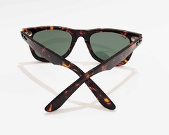 Ray-Ban RB2140 Original Wayfarer Classic Polished Tortoise Frame Green Lens 50mm