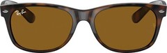 Ray-Ban New Wayfarer Tortoise 58 mm Brown Classic B-15 Sunglasses RB2132 710 58