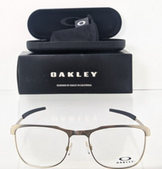 Brand New Authentic Oakley Eyeglasses 3244 – 0453 Satin Gold Tail Pipe Frame