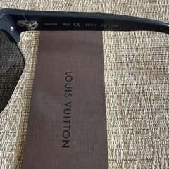 Louis Vuitton Chrome & Gray Marble Sunglasses Z0661W