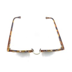 Brown Tortoise Square Horn Sunglasses Gray Lens Designer Fashion Men Women