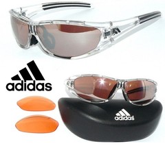 ADIDAS SUNGLASSES CLEAR BLACK a126 L evil eye a134 a127 GLASSES A267 BIKE a135