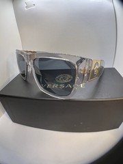 Versace Man Sun Glasses Gray Medusa Logo