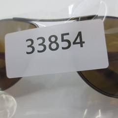 Ray-Ban RB3519 029/83 Gunmetal Aviator Sunglasses Polarized Brown Lens 59mm