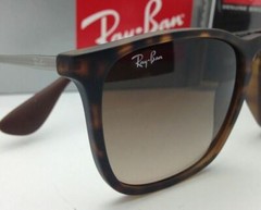 New RAY-BAN Sunglasses RB 4187 856/13 54-18 Rubber Havana w/ Brown Gradient lens