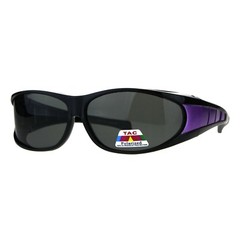 TAC Polarized Lens Fit Over Sunglasses Over The Glasses Large Oval Frame
