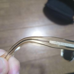 Moscot Lemtosh Flesh 44 24 140 Clear Frame Green Lens Glasses Made Japan Rare