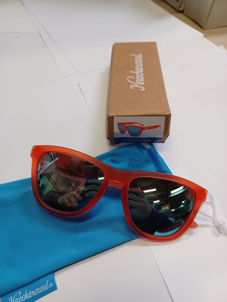Knock Around Fruit Punch / Aqua Premiums Sport Polarized Sunglasses PSAQ3168