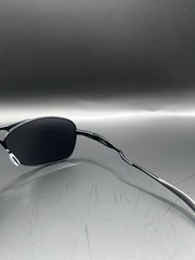 Oakley Crosshair OO4060 Polarized Sunglasses Matte Black Frame Gray Lenses NEW
