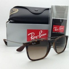 New RAY-BAN Sunglasses RB 4187 856/13 54-18 Rubber Havana w/ Brown Gradient lens