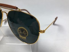 RAY-BAN RB3422 Aviator Sunglasses Gold Frame 58mm Gray Lens