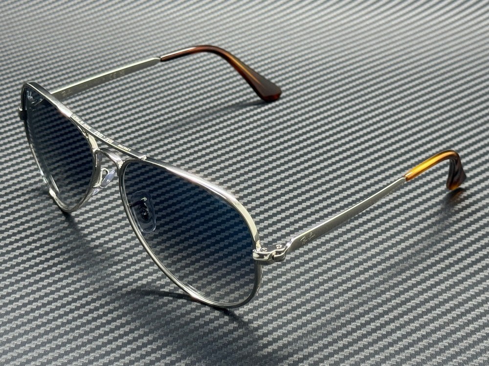 RAY BAN RB3925 003 3F Silver Gradient Blue Unisex 58 mm Sunglasses