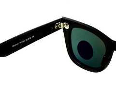Ray-Ban RB2140 Original Wayfarer Black Frame Polarized Green Lenses 50mm Unisex