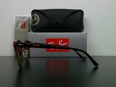 Ray-Ban RB3016 Clubmaster Sunglasses Tortoise & Gold G-15 51mm Never Worn