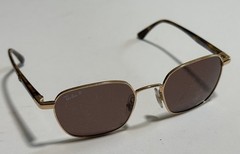 Ray-Ban RB3664CH Polarized Chromance Square Sunglasses Brown Tortoise Gold Front