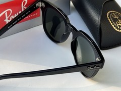 NEW Ray-Ban RB2168 901/31 METEOR Polished Black G-15 Green Sunglasses 50mm