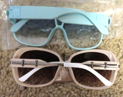 Lot of 6 pairs of Unisex Sunglasses, New in plastic bags or with tags, nice lot