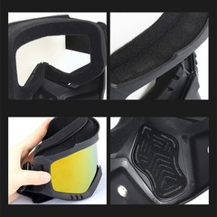 Motorcycle Goggles Windproof Riding Glasses UV Protection Snowboard Eyewear ATV