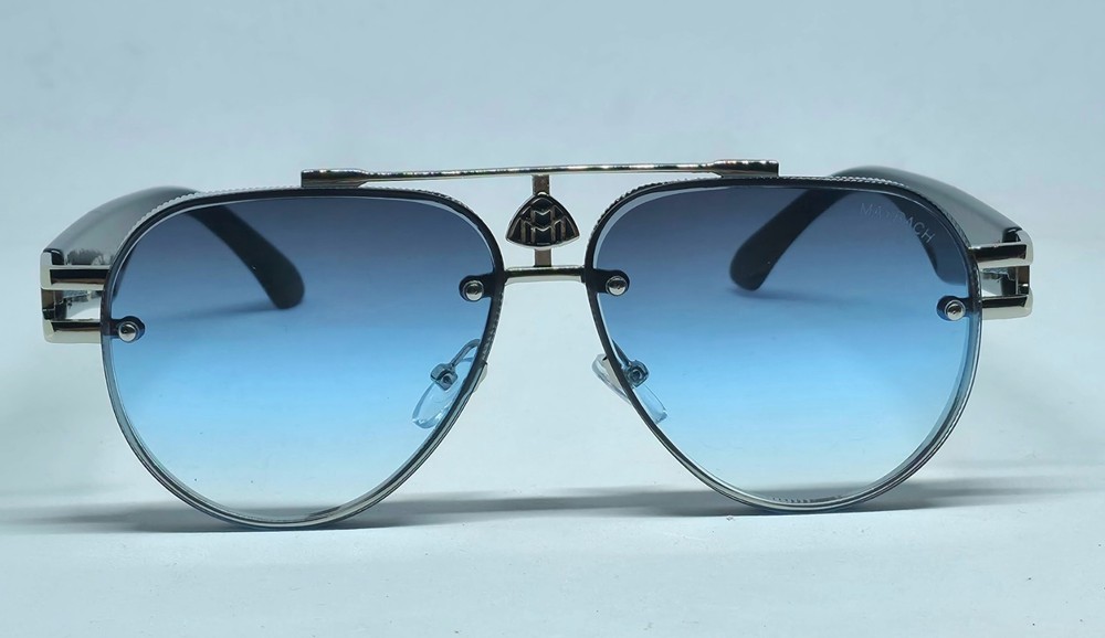 Vintage Maybach Blue Gradient Aviator Sunglass For Men Free World Wide Shipping