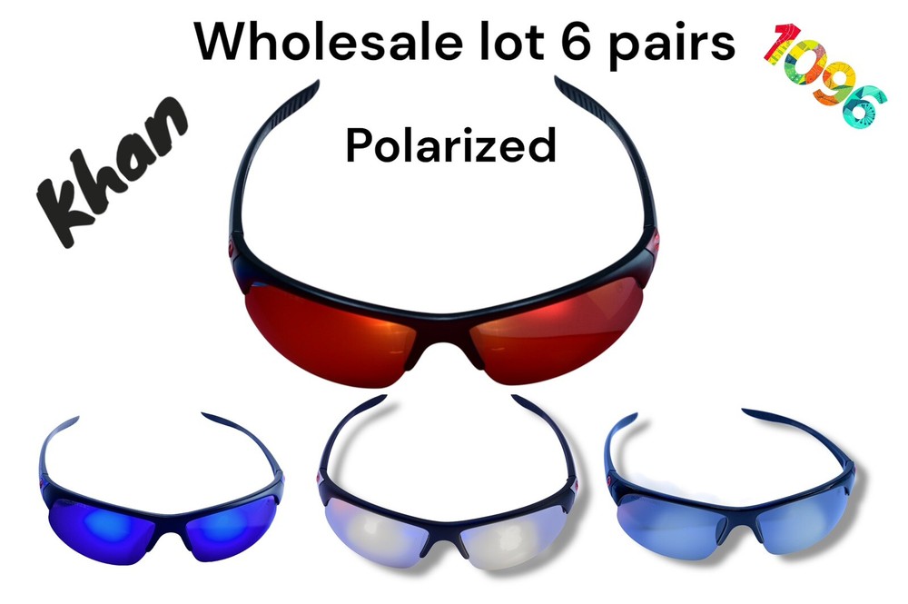 Wholesale Lot 6 Pairs Sunglasses Sport Polarized Assortment 1096