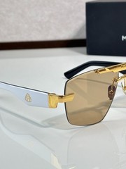 Maybach Style Luxury Sunglasses – Z1891 Gold Rimless Square Lens Men’s Eyewear