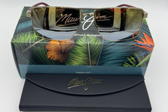 Maui Jim Piha DGS621-16 – Shiny Gold W /Burgundy / Dual Mirror Gold to Silver