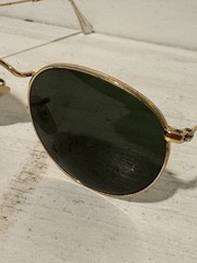 Ray-Ban Sunglasses Lot (2) RB3026 RB3447 Metal Gold Frame Italy Aviator Round