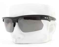 Oakley Bisphaera Sunglasses Matte Black Polarized Prizm Black OO9400-0168 wPouch