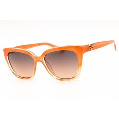 Guess Unisex Sunglasses Orange Injected Propionate Cat Eye Frame GU7878 44F