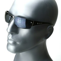Mens Rectangle Rimless Shades Classic Sunglasses Black Brown New Fashion
