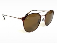 Ray Ban 3546 Copper/Havana w Brown Lens NEW sunglasses (RB3546 9074 52 mm size)