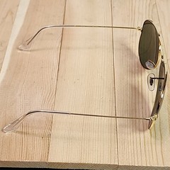 Ray-Ban RB3025 L0205 58-14-135 Large Aviator Sunglasses Green Lens Italy